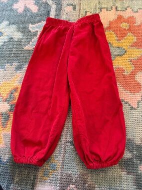 Luigi kids red corduroy pants size 2T